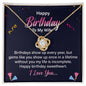 To My Wife Love Knot Necklace