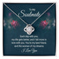 To My Soulmate Love Knot Necklace