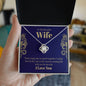 To My Beautiful Wife Love Knot Necklace