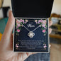 To My Mom Love Knot Necklace