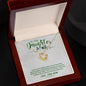 To My Daughter Love Knot Necklace