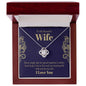 To My Beautiful Wife Love Knot Necklace