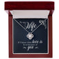 To My Wife Love Knot Necklace