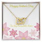 Happy Mother's Day Interlocking Hearts Necklace