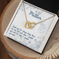 To My Mother Interlocking Hearts Necklace