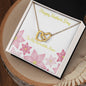 Happy Mother's Day Interlocking Hearts Necklace
