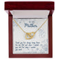 To My Mother Interlocking Hearts Necklace