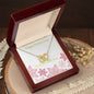 Happy Mother's Day Interlocking Hearts Necklace