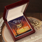 To My Wife Interlocking Hearts Necklace