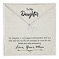 To My Daughter Zodiac Symbol Necklace