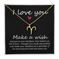 I love You Zodiac Symbol Necklace