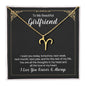 To My Beautiful Girlfriend Zodiac Symbol Necklace