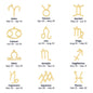 To My Daughter Zodiac Symbol Necklace