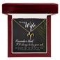 To My Beautiful Wife Zodiac Symbol Necklace