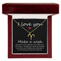 I love You Zodiac Symbol Necklace