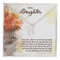To My Daughter Zodiac Symbol Necklace