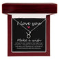 I love You Zodiac Symbol Necklace