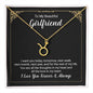 To My Beautiful Girlfriend Zodiac Symbol Necklace