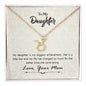 To My Daughter Zodiac Symbol Necklace