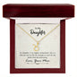 To My Daughter Zodiac Symbol Necklace