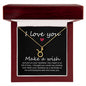 I love You Zodiac Symbol Necklace