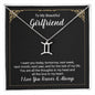 To My Beautiful Girlfriend Zodiac Symbol Necklace