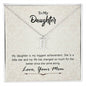 To My Daughter Zodiac Symbol Necklace