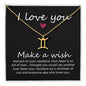 I love You Zodiac Symbol Necklace