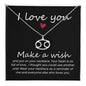 I love You Zodiac Symbol Necklace