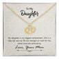 To My Daughter Zodiac Symbol Necklace