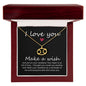I love You Zodiac Symbol Necklace