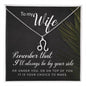 To My Beautiful Wife Zodiac Symbol Necklace