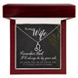 To My Beautiful Wife Zodiac Symbol Necklace