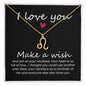 I love You Zodiac Symbol Necklace