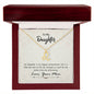 To My Daughter Zodiac Symbol Necklace