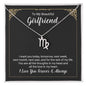 To My Beautiful Girlfriend Zodiac Symbol Necklace