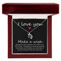 I love You Zodiac Symbol Necklace
