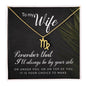 To My Beautiful Wife Zodiac Symbol Necklace