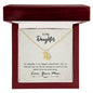 To My Daughter Zodiac Symbol Necklace