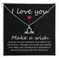 I love You Zodiac Symbol Necklace