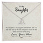 To My Daughter Zodiac Symbol Necklace