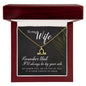 To My Beautiful Wife Zodiac Symbol Necklace