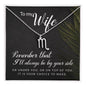 To My Beautiful Wife Zodiac Symbol Necklace