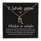 I love You Zodiac Symbol Necklace