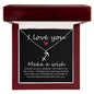 I love You Zodiac Symbol Necklace