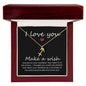 I love You Zodiac Symbol Necklace