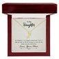To My Daughter Zodiac Symbol Necklace