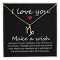 I love You Zodiac Symbol Necklace