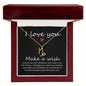 I love You Zodiac Symbol Necklace
