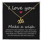 I love You Zodiac Symbol Necklace